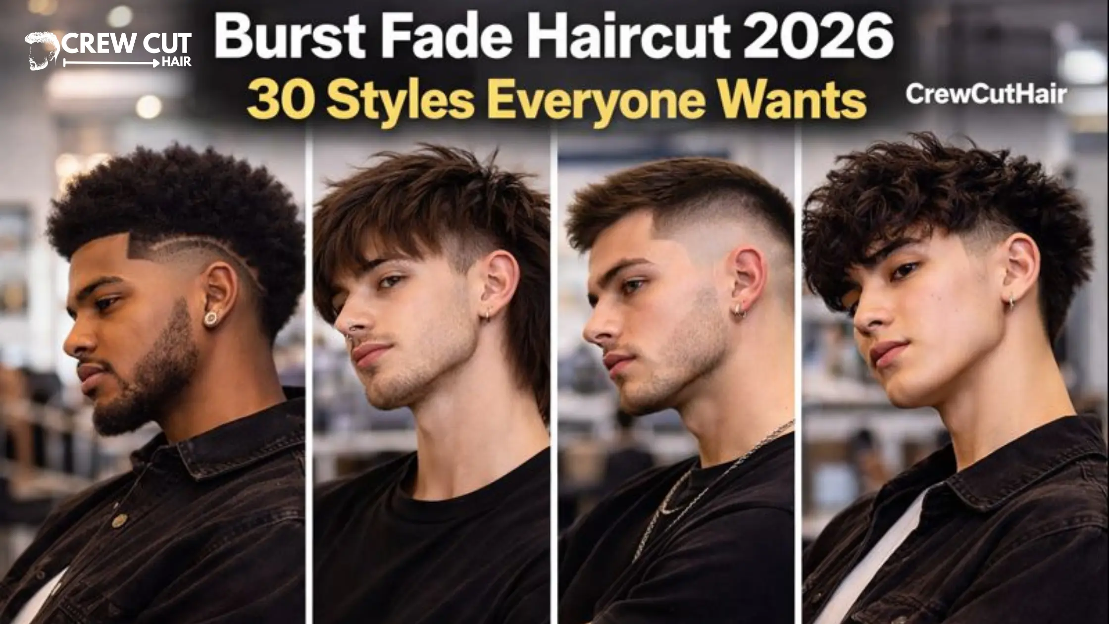 Burst Fade Haircut 30 Styles Everyone Wants | CrewCutHair