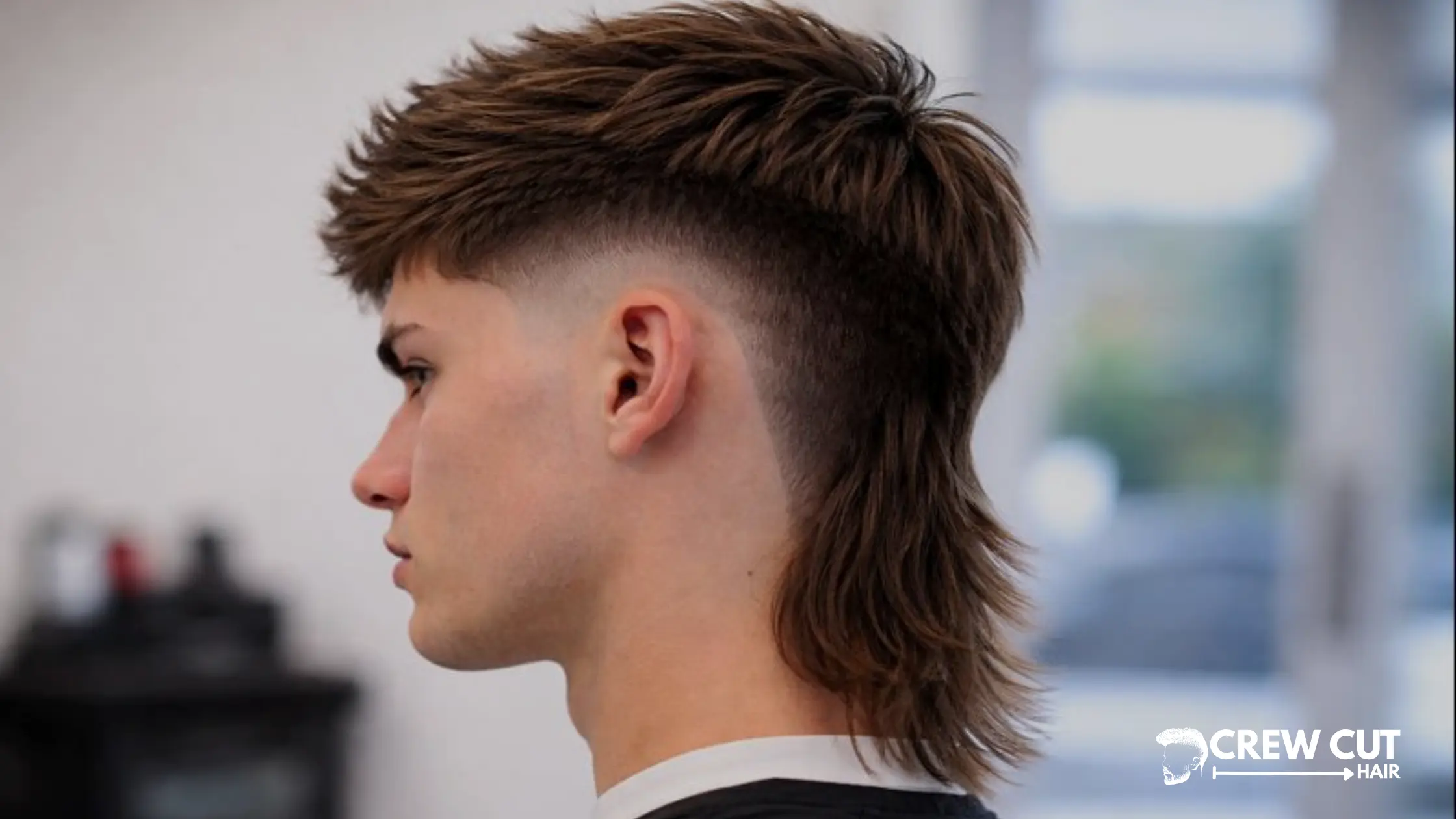 Burst Fade Mullet Straight Hair 2026 Best Cut | CrewCutHair
