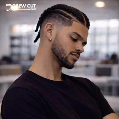 Burst Fade Textured Crop