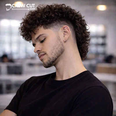 Burst Fade V Cut Neckline