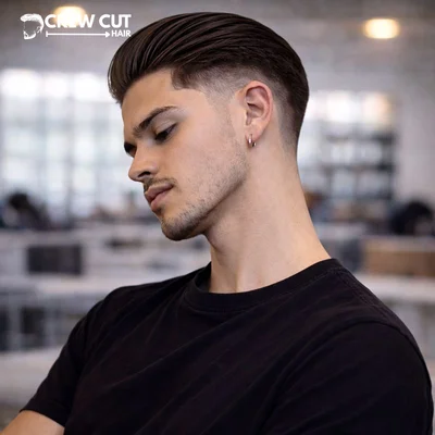 Burst Fade With Line Up and Shape Up