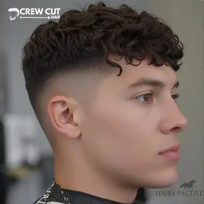 Curly Fringe Low Taper