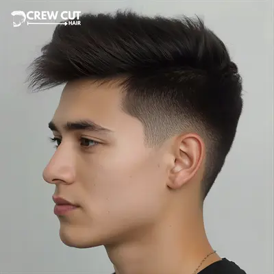 Edgar Cut Low Taper Fade Fluffy Hair
