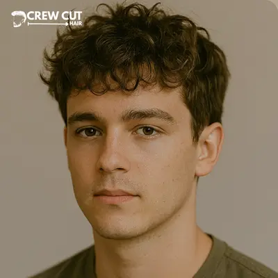 Fade Medium Messy Mens Curly Hairstyles