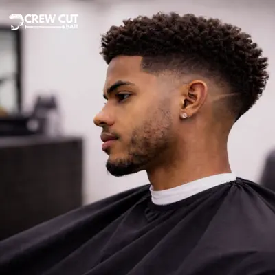 High taper burst fade