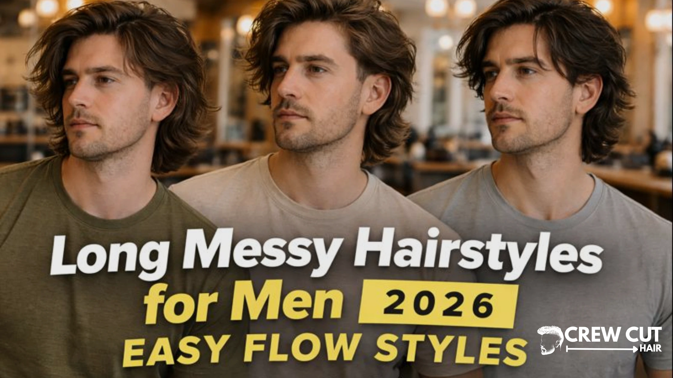 Long Messy Hairstyles for Men Easy Flow Guide | CrewCutHair