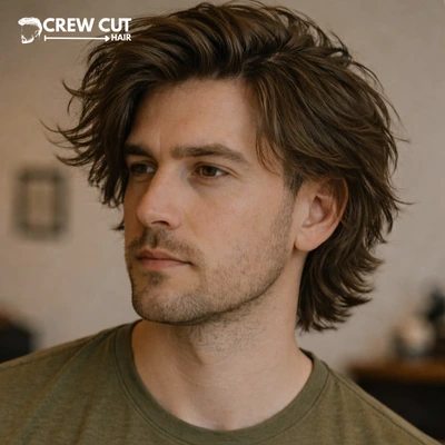 Long Thick Messy Hair