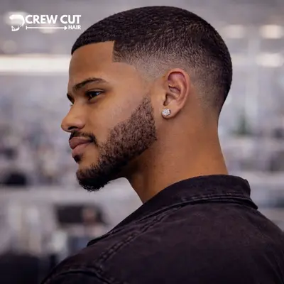 Low Burst Fade Buzz Cut