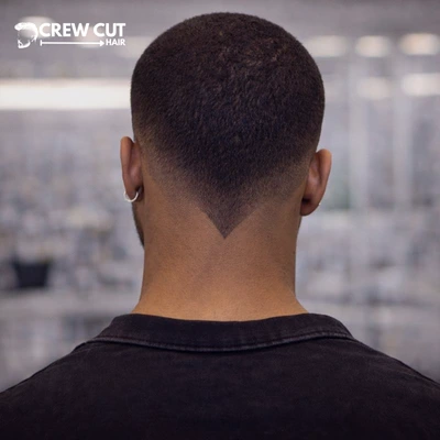 Low Burst Fade V Cut