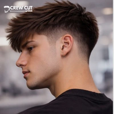 Low Burst Fade on Straight Hair