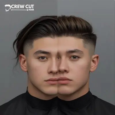 Comparison of low taper fade ninja and skin fade haircuts.