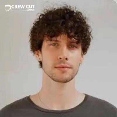 Medium Messy Mens Curly Hairstyles