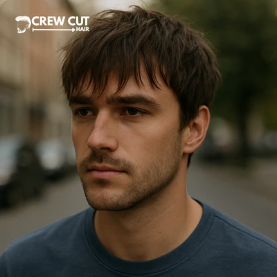 Messy Forward Men’s Haircut