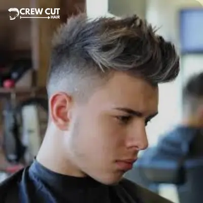 Messy Hair Boy with Straight Hair