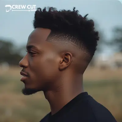 Mini Afro Blowout Low Taper Fade Curly Hair