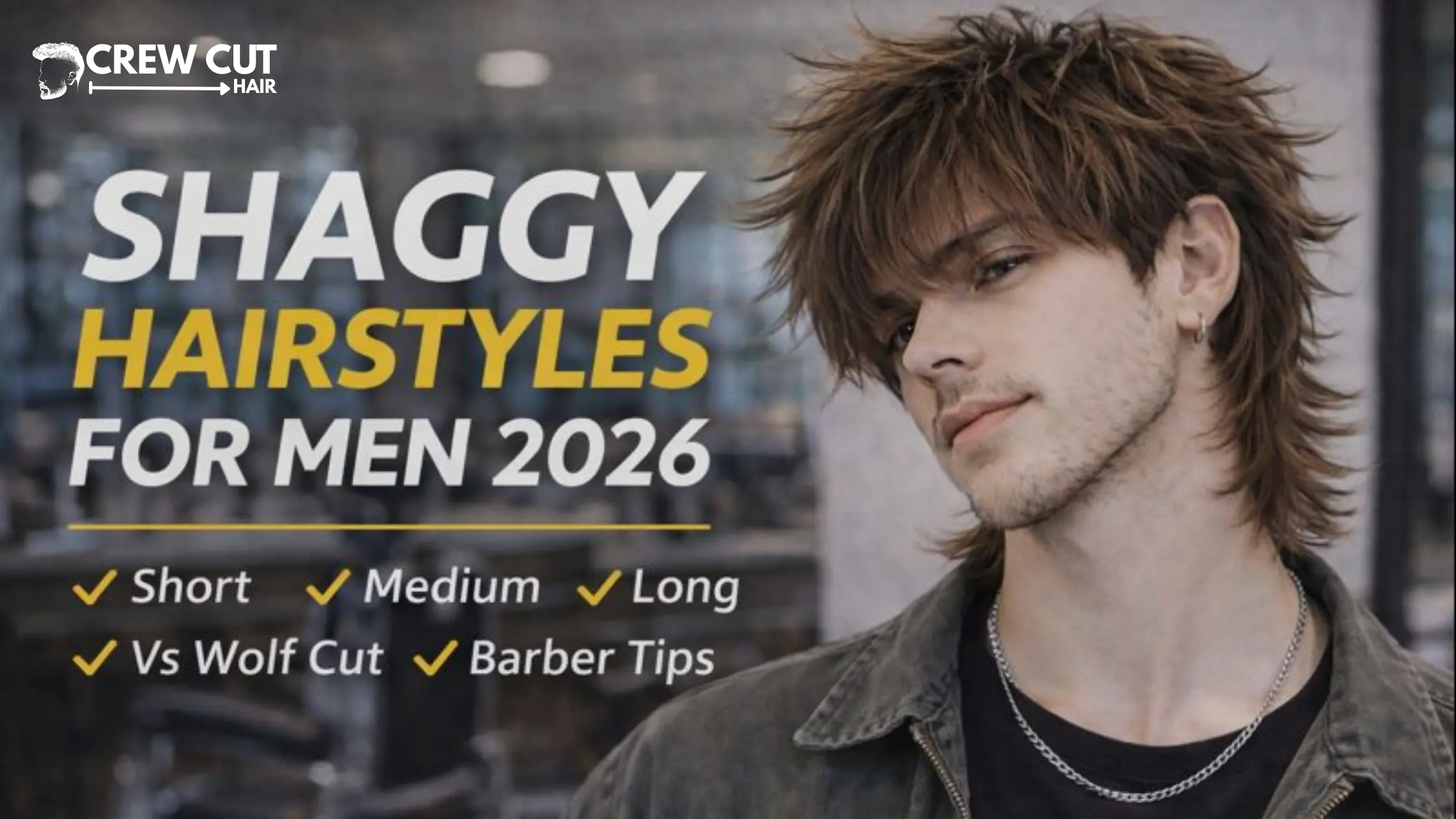 Shaggy Hairstyles for Men Best Layered Cuts | CrewCutHair