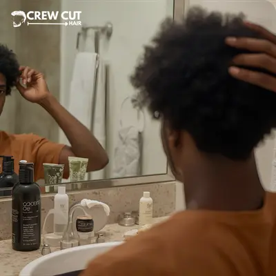 Simple Care Routine For Afro Blowout Low Taper Fade Curly Hair