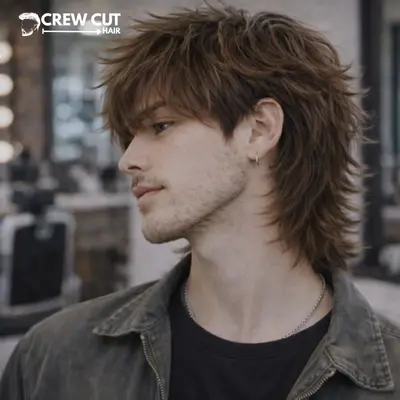 Tapered sides wolf cut