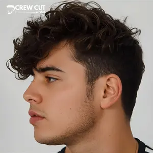 Textured Fringe Hispanic Blowout Low Taper Fade Curly Hair 