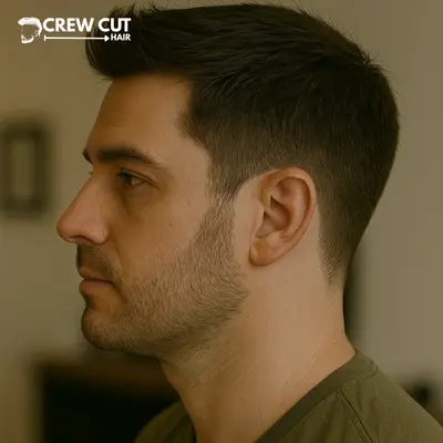 Thick Curly Messy Top with Clean Edges