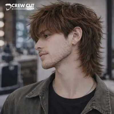 Two block wolf cut men