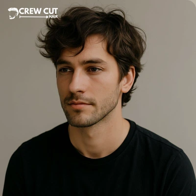 Wavy Medium Messy Mens Curly Hairstyles