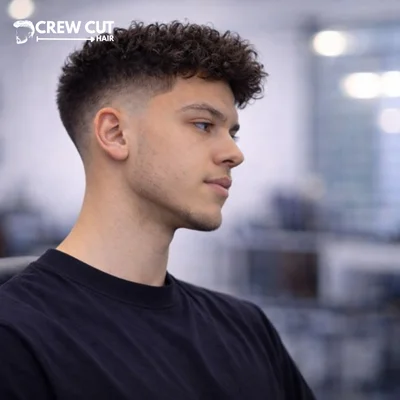 Long burst fade straight hair layered top