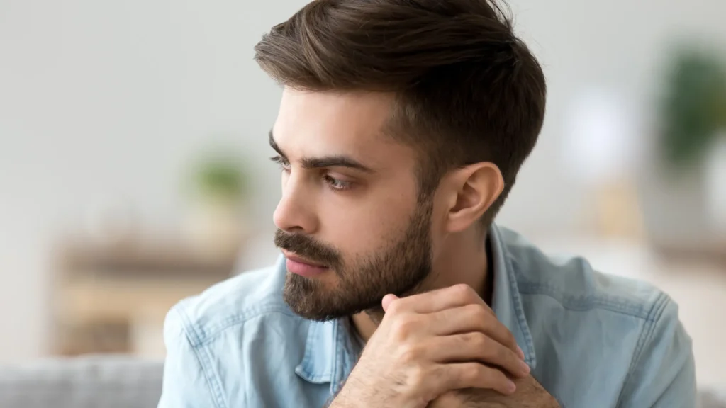 Before and after haircut transformation short vs long hair